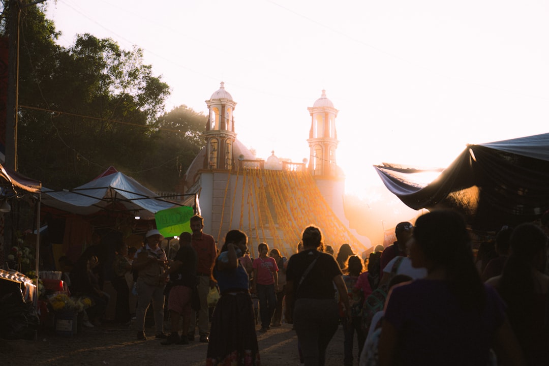 Community fair visual reference — well-organised market event with clear layout