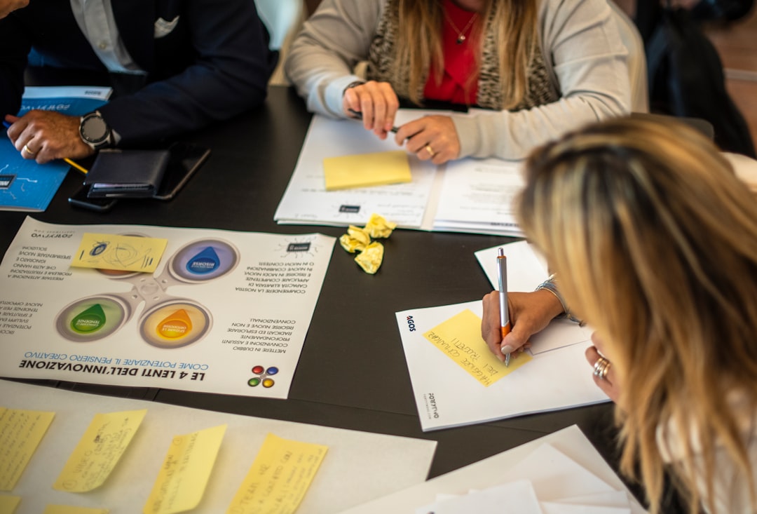 Event planning session visual reference — documentation and preparation materials