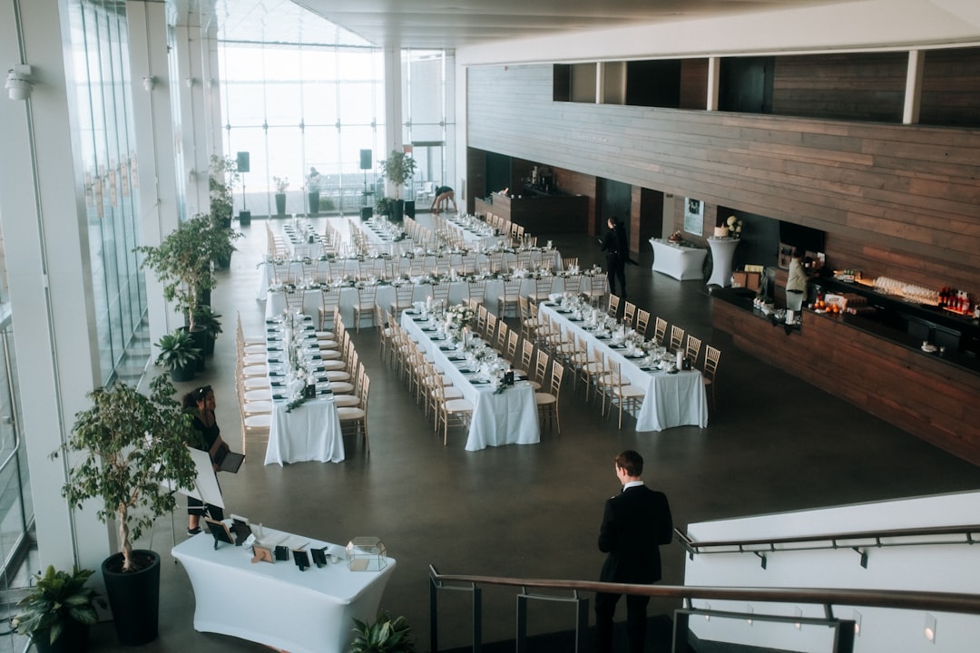 Venue event setup — exhibition layout reference